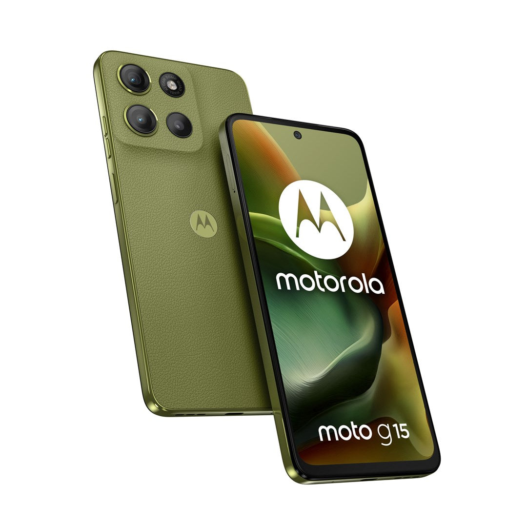 Motorola moto g15 17,1 cm (6.72") Dual SIM Android 15 4G USB Type-C 8 GB 128 GB 5200 mAh Green – Motorola