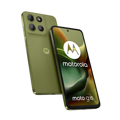 Motorola moto g15 17,1 cm (6.72") Dual SIM Android 15 4G USB Type-C 8 GB 128 GB 5200 mAh Green – Motorola