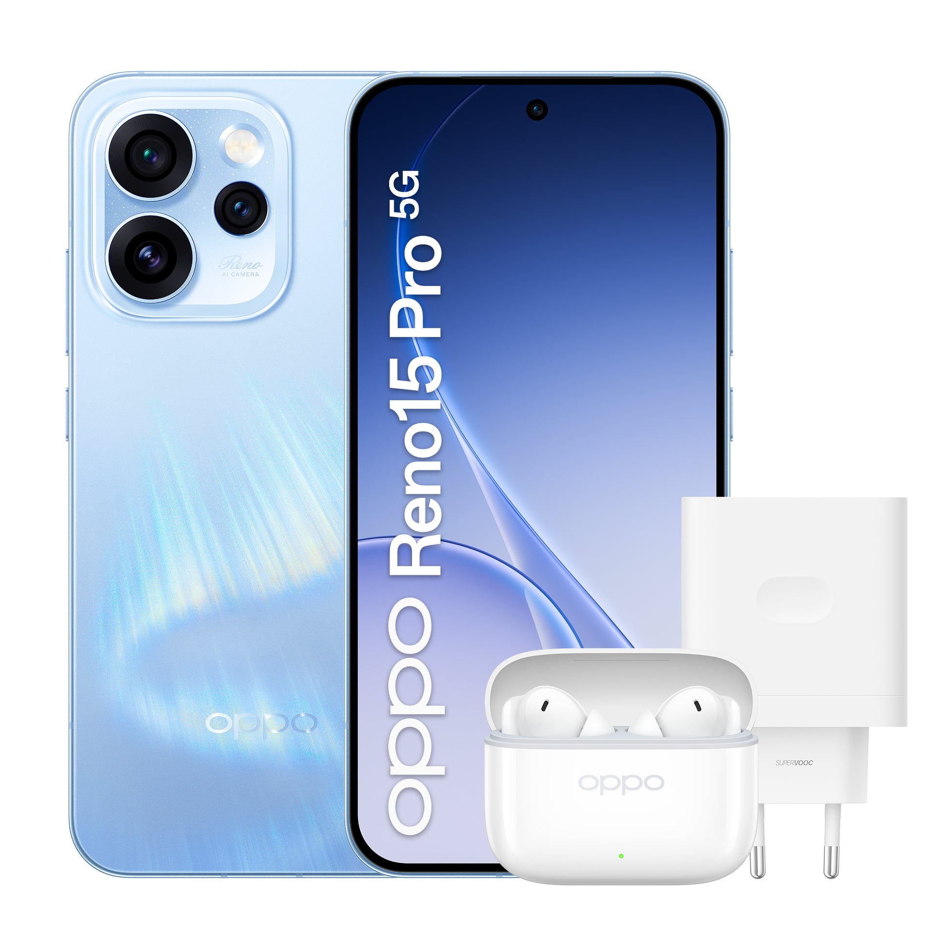 OPPO Reno15 Pro 5G 512GB Ljusblå – Oppo