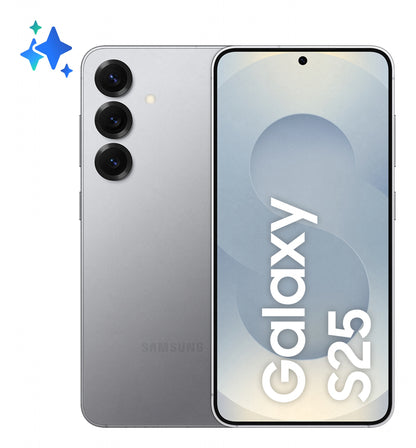 Samsung Galaxy S25 15,8 cm (6.2") Dubbla SIM-kort Android 15 5G USB Type-C 12 GB 128 GB 4000 mAh Silver – Samsung