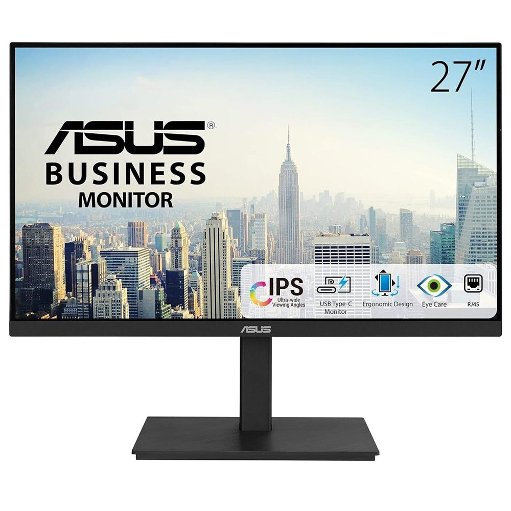 ASUS VA27ACFSN platta pc-skärmar 68,6 cm (27") 2560 x 1440 pixlar Wide Quad HD LCD Svart