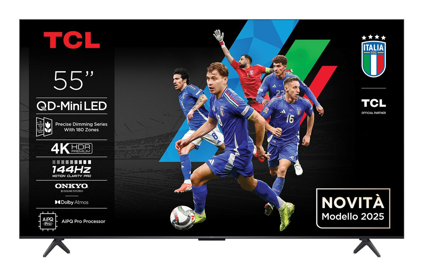 TCL 55C69K TV 139.7 cm (55") 4K Ultra HD Smart TV Wi-Fi Metallic – TCL