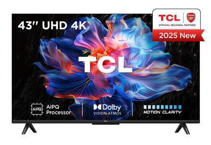 TCL V6C 43V6C TV 109.2 cm (43") 4K Ultra HD Smart TV Wi-Fi Metallic 260 cd/m²