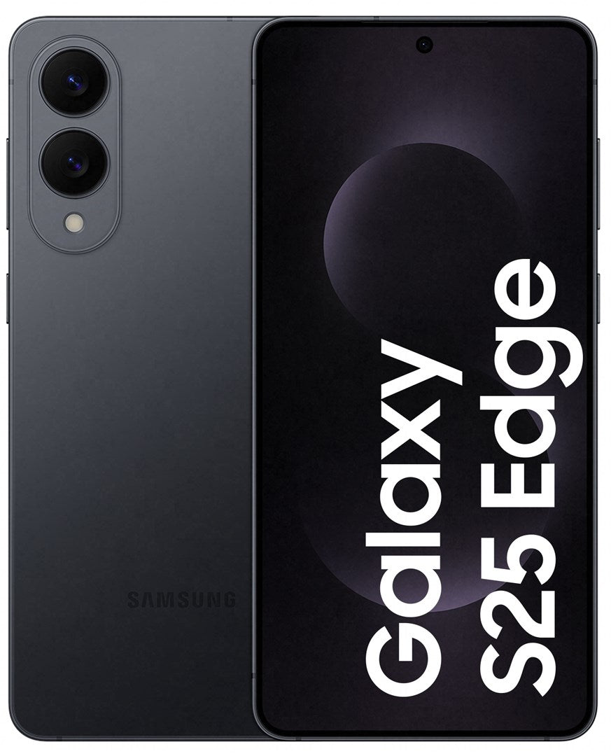 Samsung Galaxy S25 Edge 17 cm (6.7") Dual SIM Android 15 5G USB Type-C 12 GB 512 GB 3900 mAh Black – Samsung