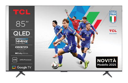 TCL P89K 85P89K TV 2.16 m (85") 4K Ultra HD Smart TV Wi-Fi Metallic 450 cd/m² – TCL