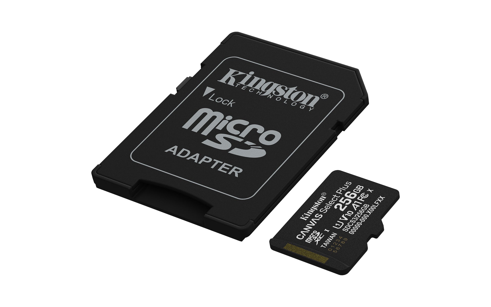 Kingston Canvas Select Plus microSDXC 256GB + SD adapter – Kingston