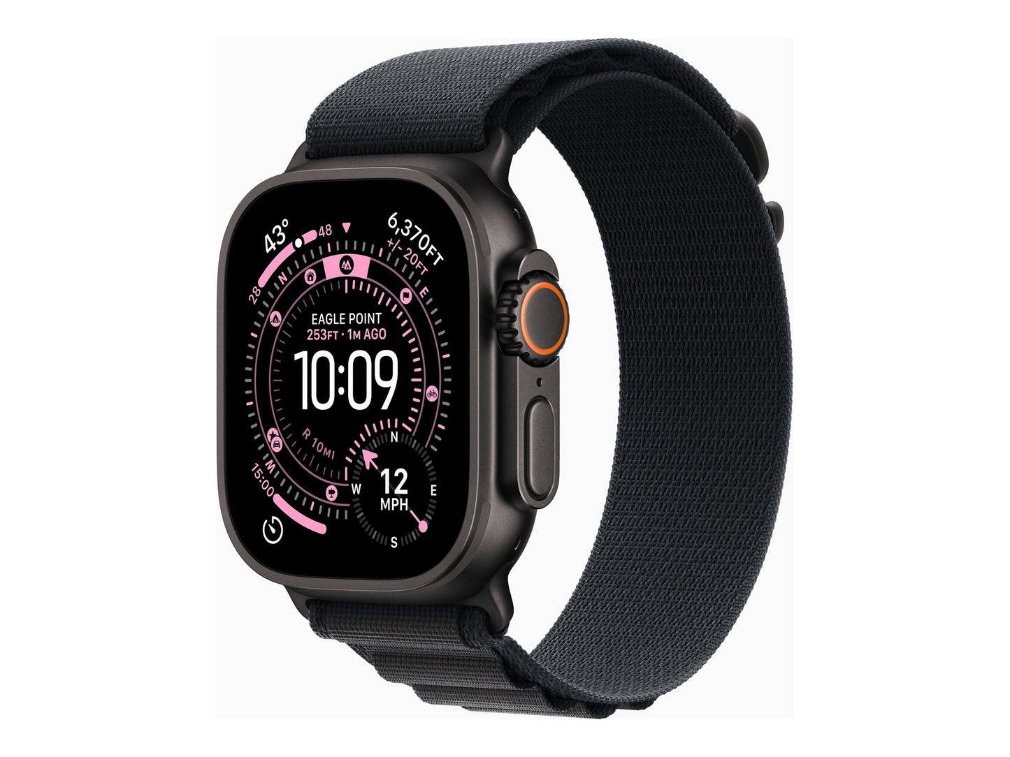 Apple Watch Ultra 3 49mm Black (Black Nylon Strap S) – Apple