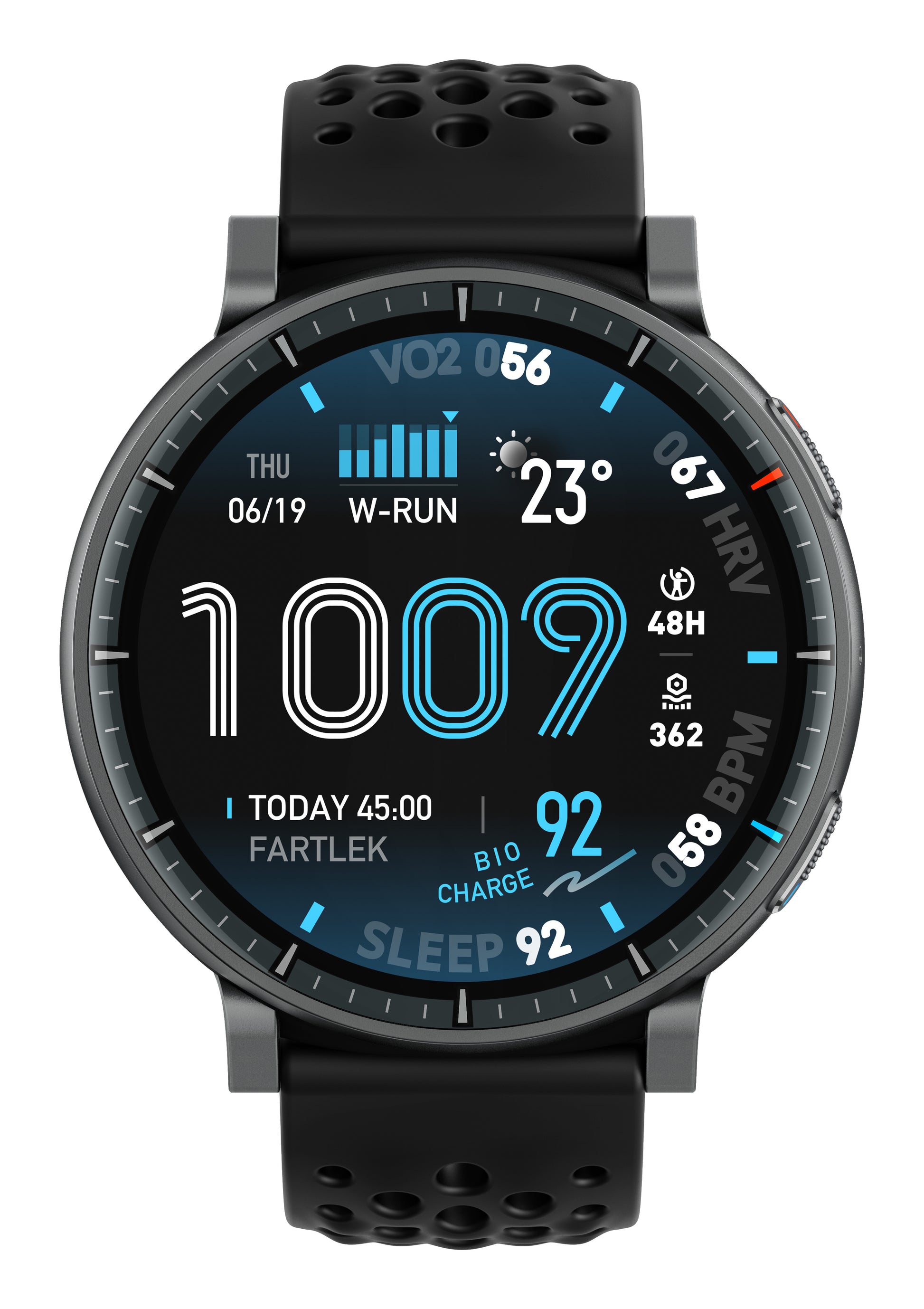 Amazfit Active Max Svart (Svart Silikonband) – Amazfit