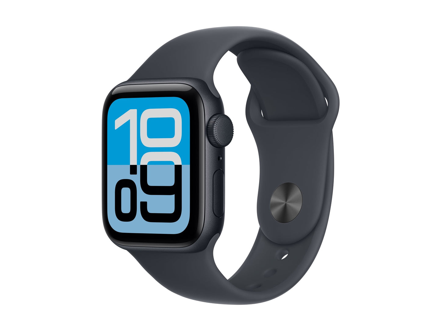 Apple Watch SE 3 40mm Mörkblå (Mörkblå Gummirem M/L) – Apple