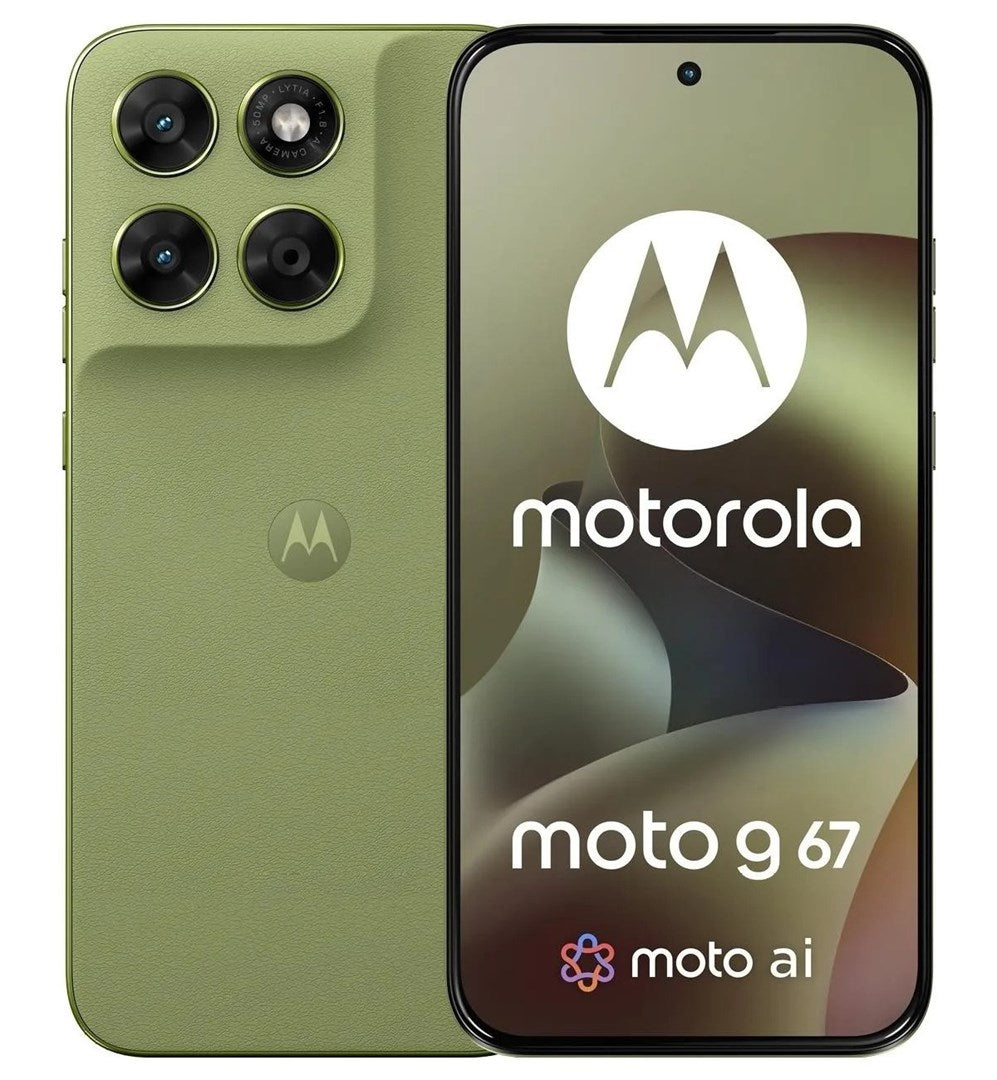 Motorola Moto G67 5G 8/256 GB smartphone in PANTONE Nile – Motorola