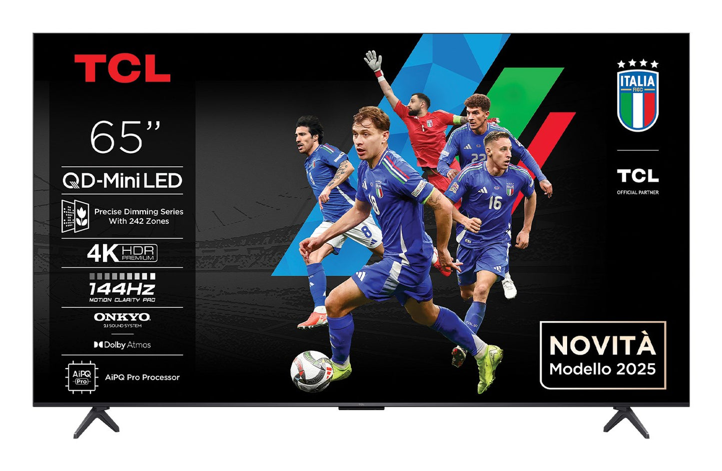 TCL 65C69K TV 165.1 cm (65") 4K Ultra HD Smart TV Wi-Fi Metallic – TCL