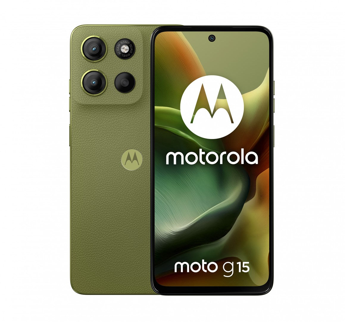 Motorola moto g15 17,1 cm (6.72") Dual SIM Android 15 4G USB Type-C 8 GB 128 GB 5200 mAh Green – Motorola