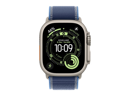 Apple Watch Ultra 3 49mm Titanium (Blå Textilband M/L) – Apple
