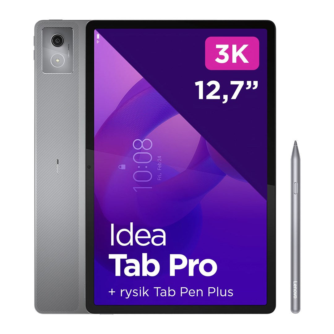 Lenovo Idea Tab Pro Mediatek 128  GB 32.3 cm (12.7") 8 GB Wi-Fi 6E (802.11ax) Android 14 Grey