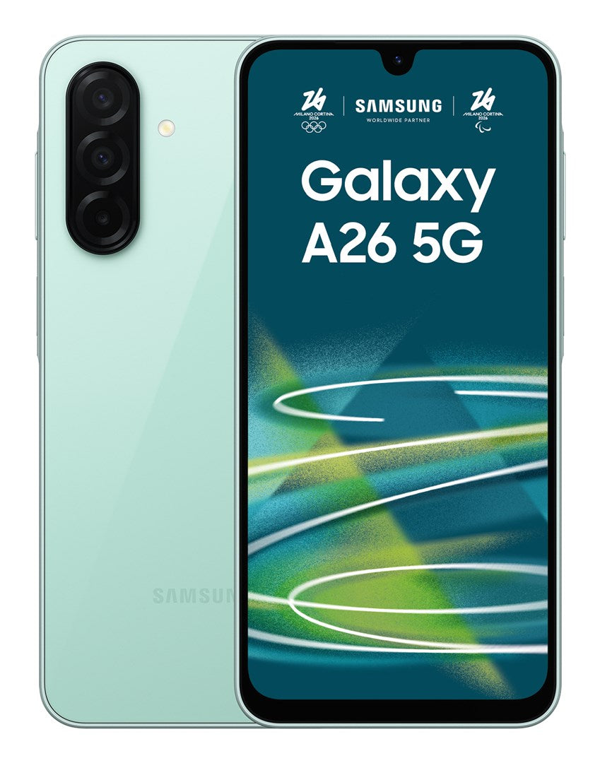 Samsung Galaxy A26 17 cm (6.7") Hybrid Dual SIM Android 15 5G USB Type-C 6 GB 128 GB 5000 mAh Mint colour – Samsung