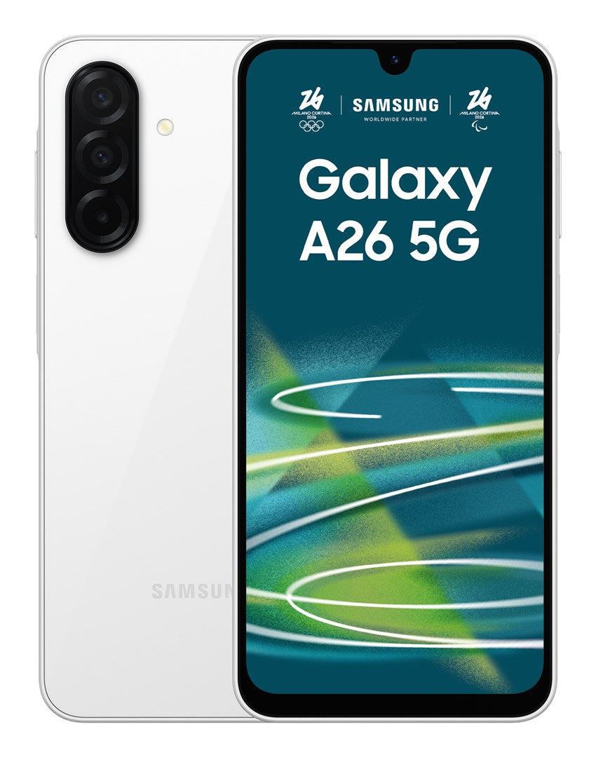 Samsung Galaxy A26 17 cm (6.7") Hybrid Dual SIM Android 15 5G USB Type-C 6 GB 128 GB 5000 mAh Vit