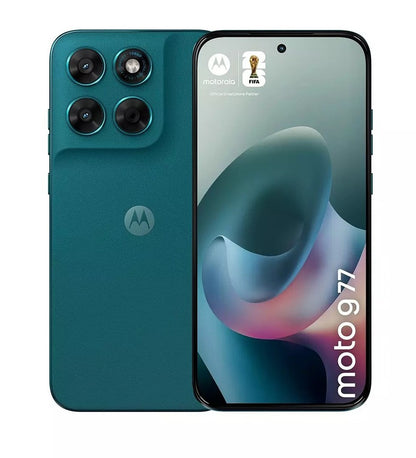 Motorola Moto G77 5G 12/256 GB smartphone in Pantone Shaded Spruce – Motorola