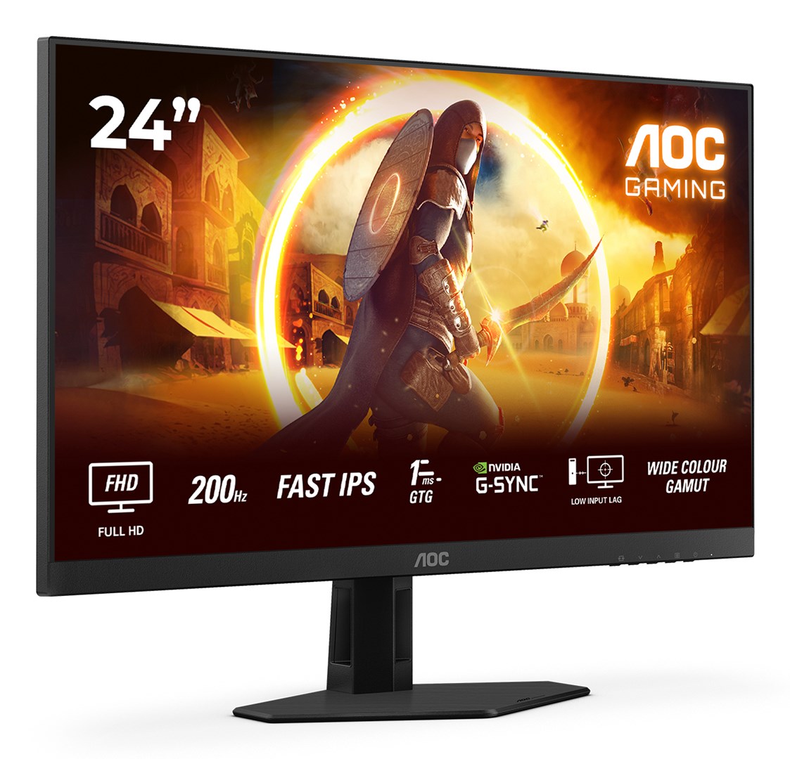 AOC G4 24G4HRE computer monitor 60.5 cm (23.8") 1920 x 1080 pixels Full HD LED Black, Red – AOC