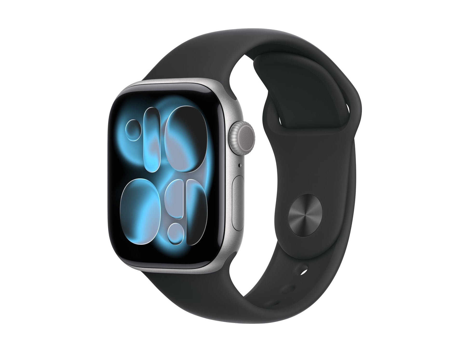 Apple Watch Series 11 42mm 5G Grå (Svart Gummiband M/L) – Apple
