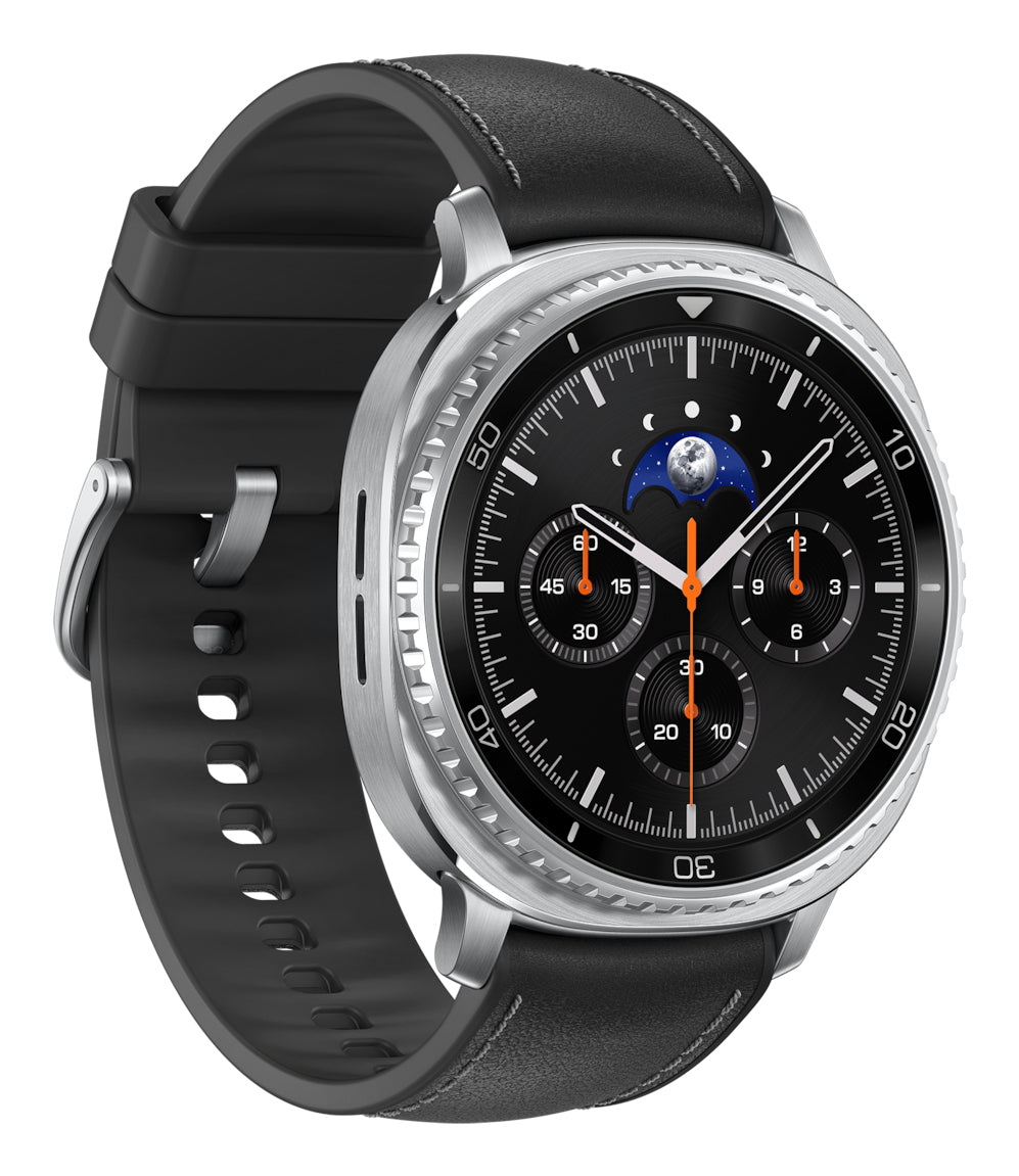 Samsung Galaxy Watch 8 Classic Silver (Svart Rem) – Samsung