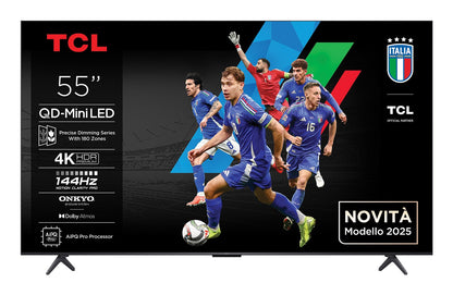 TCL Q6C 55Q6C TV 139.7 cm (55") 4K Ultra HD Smart TV Wi-Fi Metallic