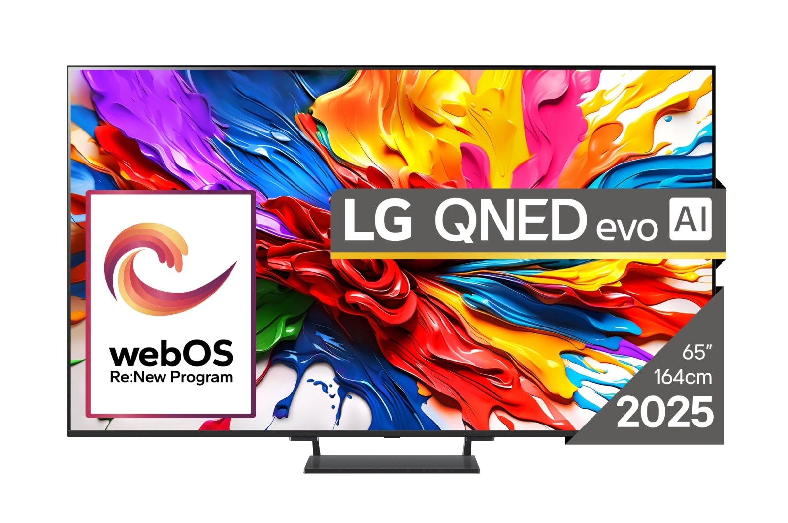 LG QNED evo AI 65QNED93A6A TV 165.1 cm (65") 4K Ultra HD Smart TV Wi-Fi Black – LG