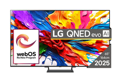 LG QNED evo AI 65QNED93A6A TV 165.1 cm (65") 4K Ultra HD Smart TV Wi-Fi Black – LG