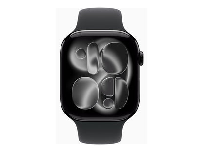 Apple Watch Series 11 46mm 5G Svart (Svart Gummiband M/L) – Apple