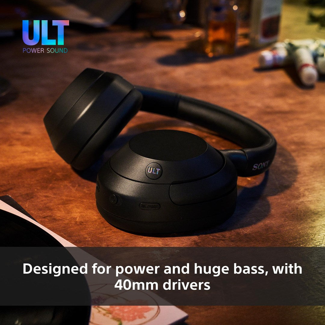Sony WHULT900NB hörlur och headset Kabel & Trådlös Huvudband Samtal/musik Bluetooth Svart