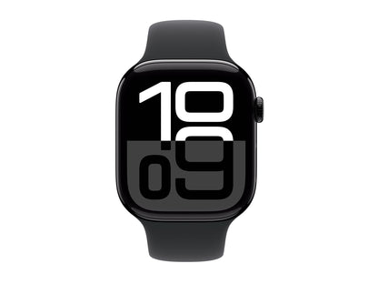 Apple Watch Series 10 46mm Svart (Svart Gummiband M/L) – Apple