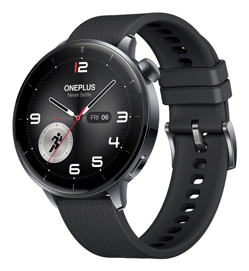 OnePlus Watch 3 43mm Svart (Svart Gummiband) – OnePlus