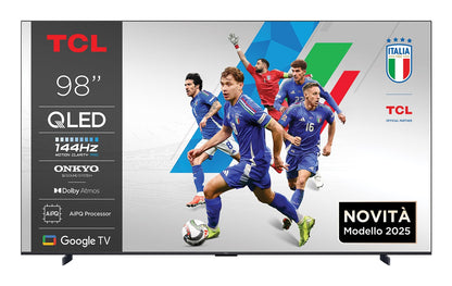 TCL P89K 98P89K TV 2.49 m (98") 4K Ultra HD Smart TV Wi-Fi Metallic 450 cd/m² – TCL
