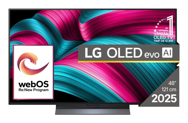 LG OLED evo AI OLED48C51LA TV 121.9 cm (48") 4K Ultra HD Smart TV Wi-Fi Black