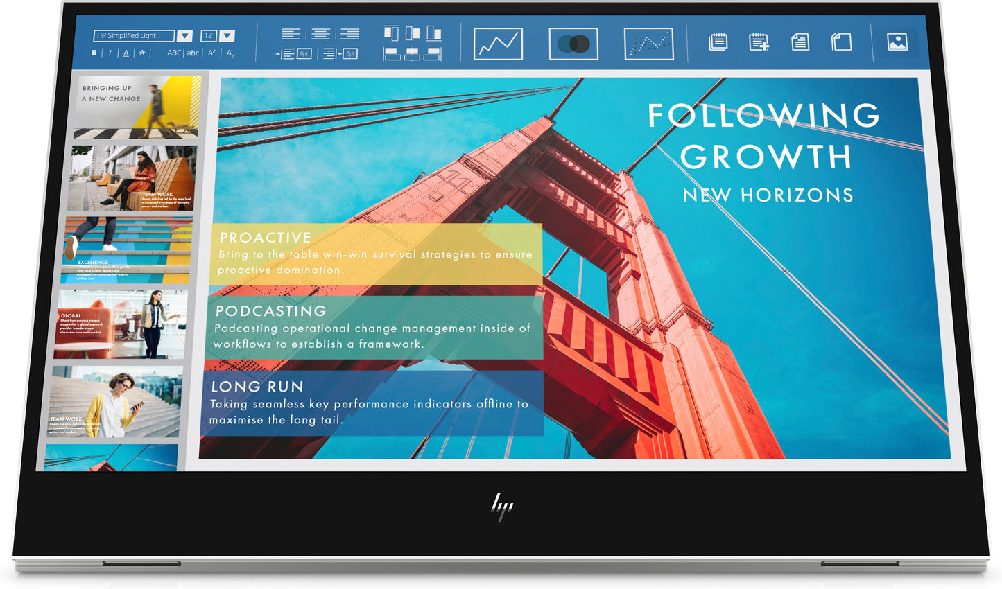 HP E-Series E14 G4 portabel bildskärm