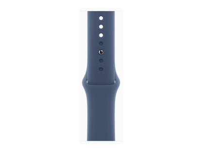 Apple Watch Series 10 4G 46mm Silver (Blå Gummiband S/M) – Apple