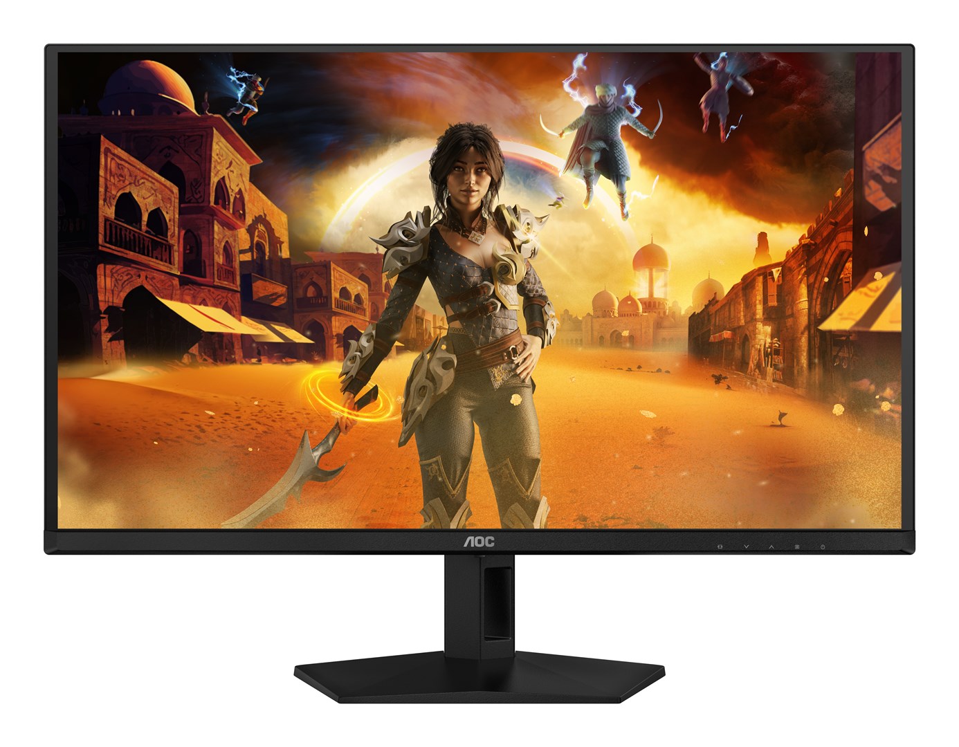 AOC G4 Q27G41ZDF computer monitor 67.3 cm (26.5") 2560 x 1440 pixels Quad HD QD-OLED Black, Red – AOC