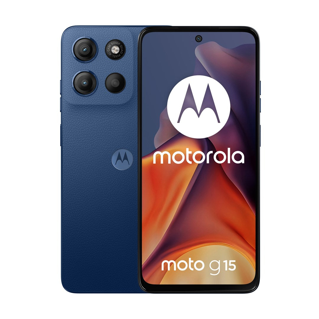 Motorola Moto G15 8GB/128GB Mörkblå – Motorola
