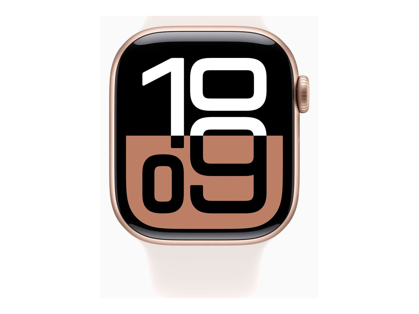 Apple Watch Series 10 4G 42mm Guld (Rosé Gummiband S/M) – Apple