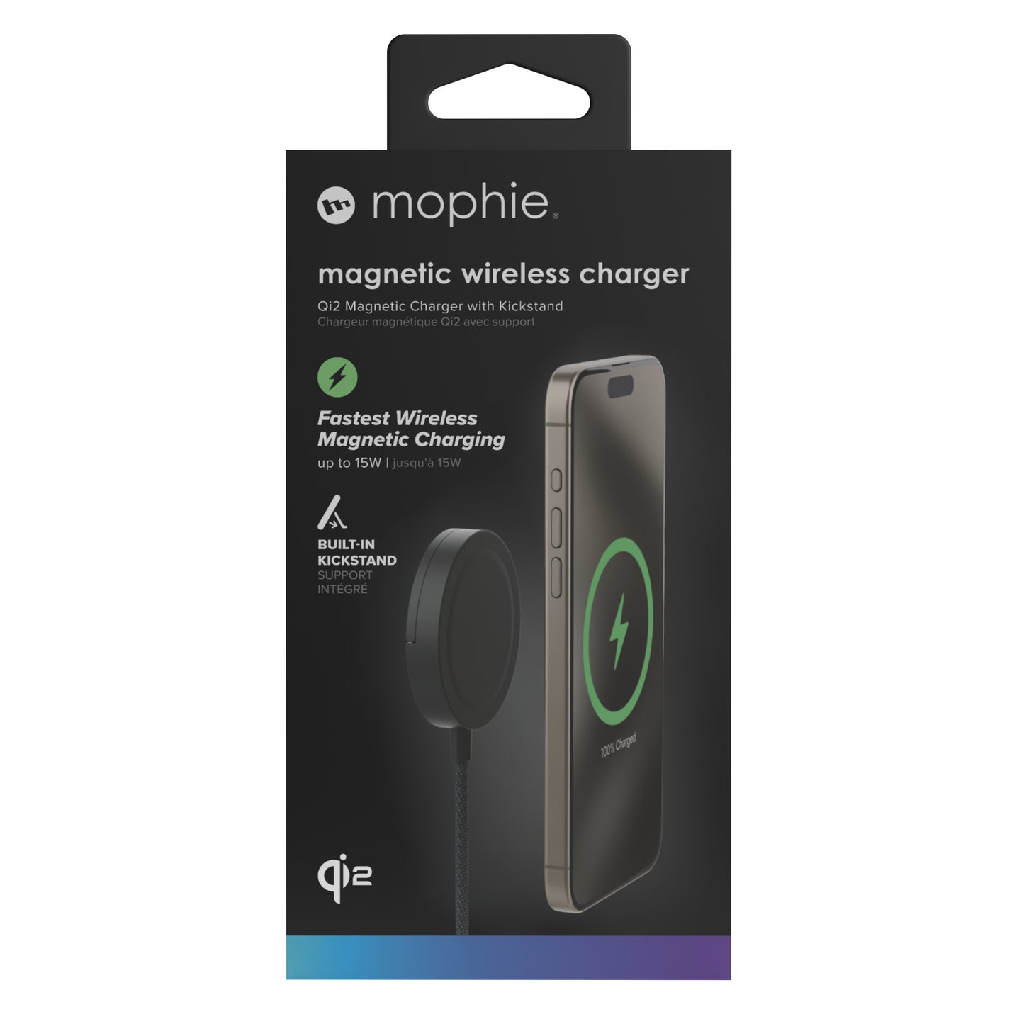 Mophie Trådlös Laddare Stand Svart – Mophie