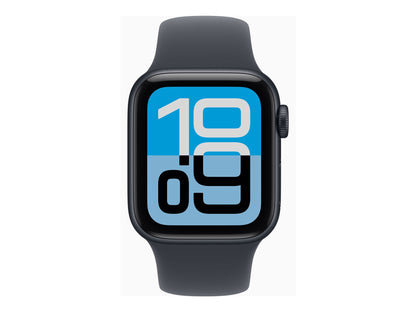 Apple Watch SE 3 40mm Mörkblå (Mörkblå Gummirem S/M) – Apple