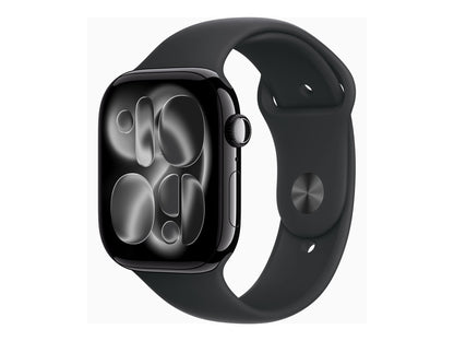 Apple Watch Series 11 46mm 5G Svart (Svart Gummiband M/L) – Apple