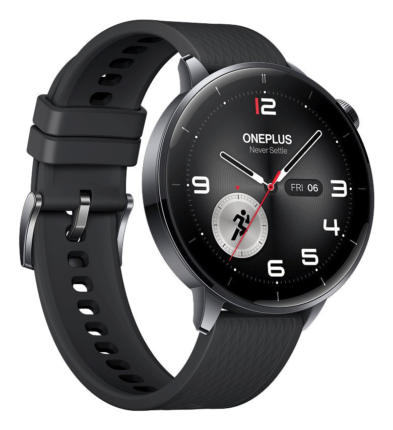 OnePlus Watch 3 43mm Svart (Svart Gummiband) – OnePlus