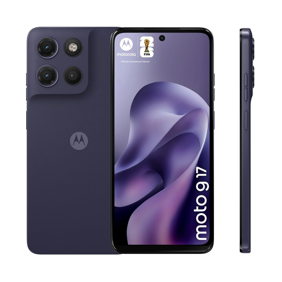 Motorola Moto G17 8/128 GB smartphone in PANTONE Evening Blue (Violet) – Motorola