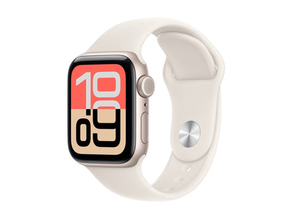 Apple Watch SE 3 40mm 5G Guld (Beige Gummiband M/L) – Apple