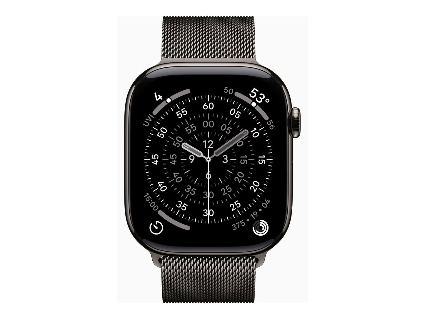 Apple Watch Series 11 46mm 5G Skiffer Titanium (Grå Milanese Rem S/M) – Apple