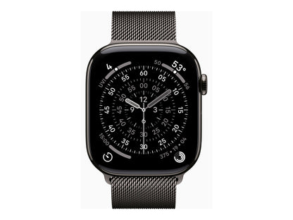 Apple Watch Series 11 46mm 5G Skiffer Titanium (Grå Milanese Rem S/M) – Apple