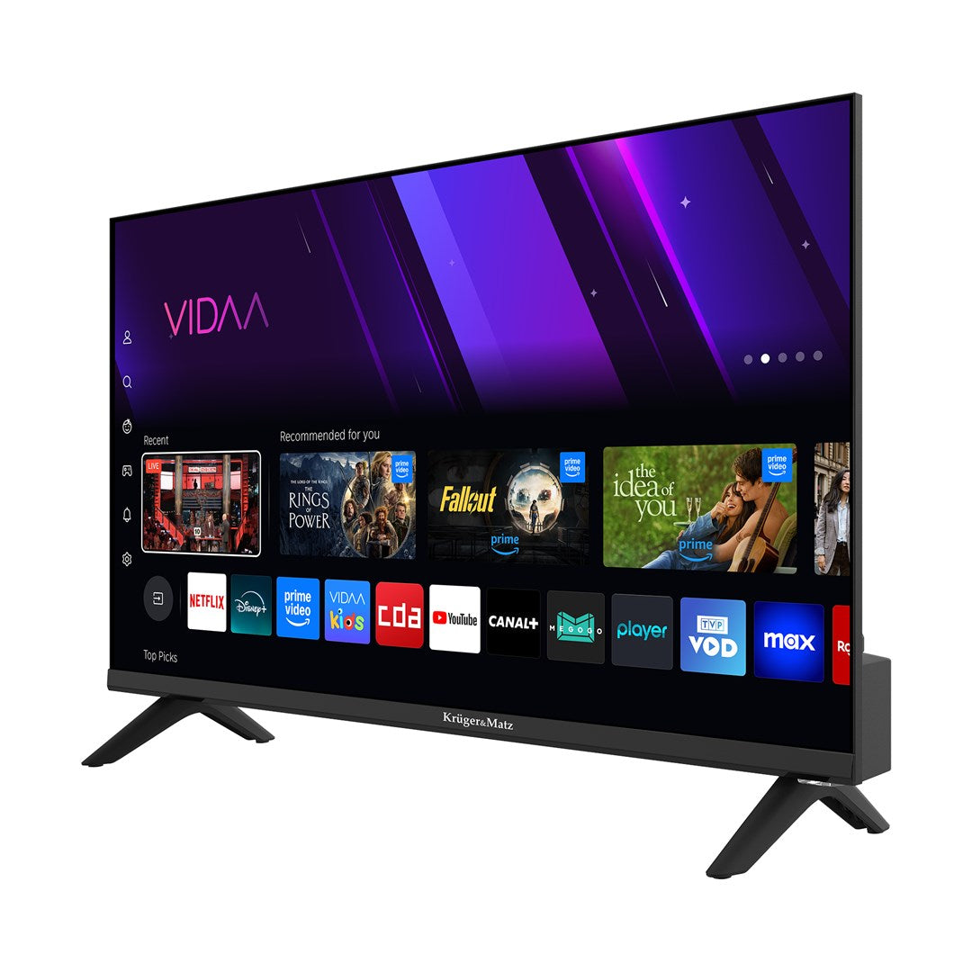 Krüger&Matz KM0224-V3 24" HD Smart TV Wi-Fi Black – Kruger & Matz