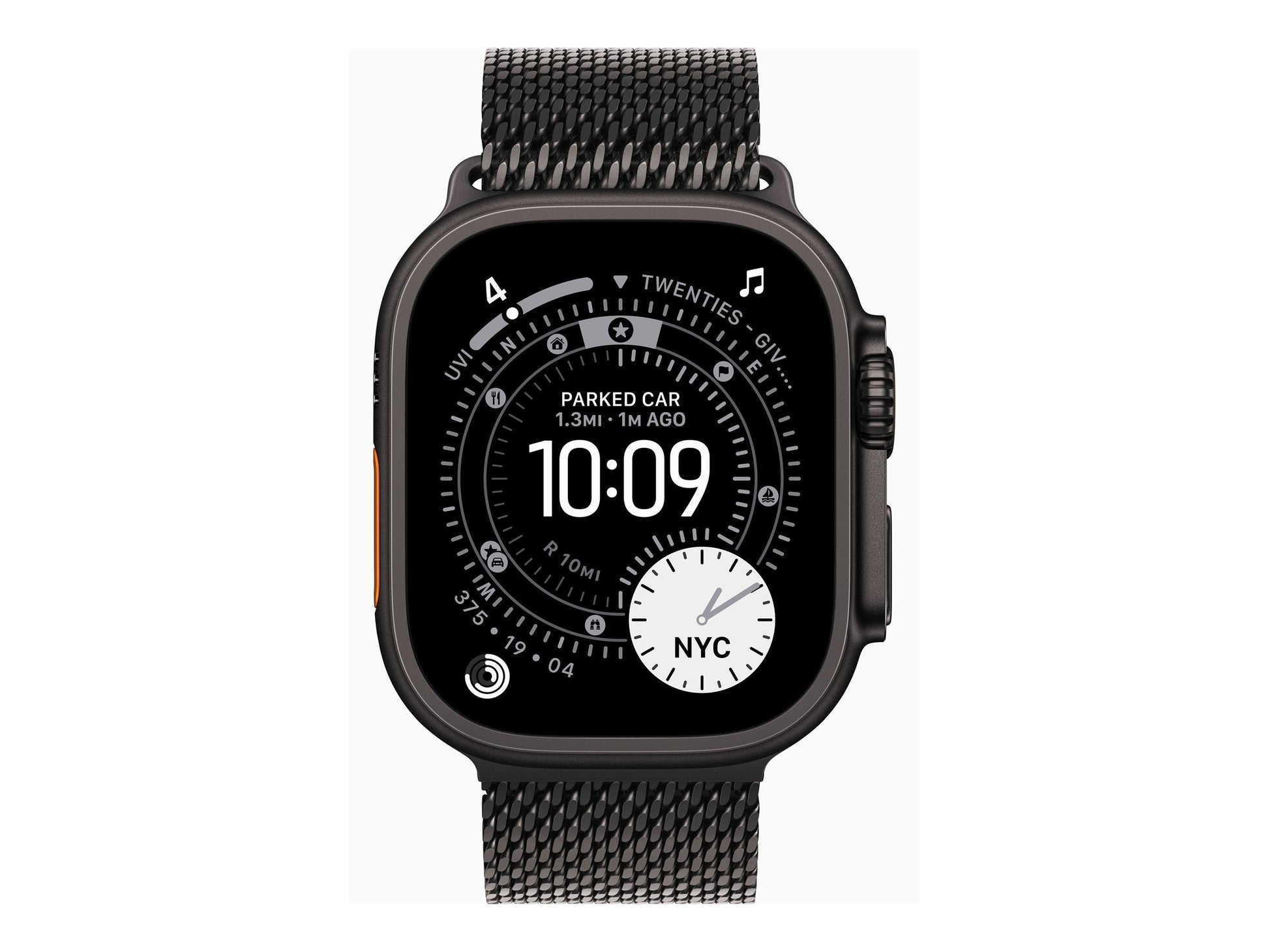Apple Watch Ultra 3 49mm Svart (Svart Milanese Rem M) – Apple