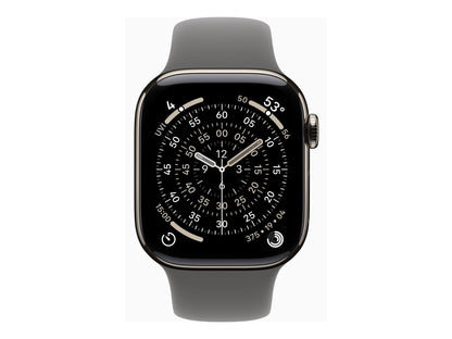 Apple Watch Series 11 42mm 5G Naturel Titanium (Grå Gummiband M/L) – Apple