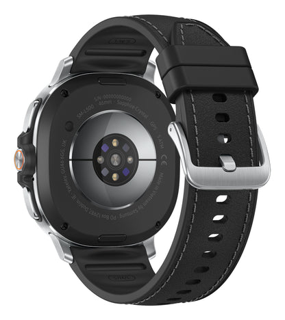 Samsung Galaxy Watch 8 Classic Silver (Svart Rem) – Samsung